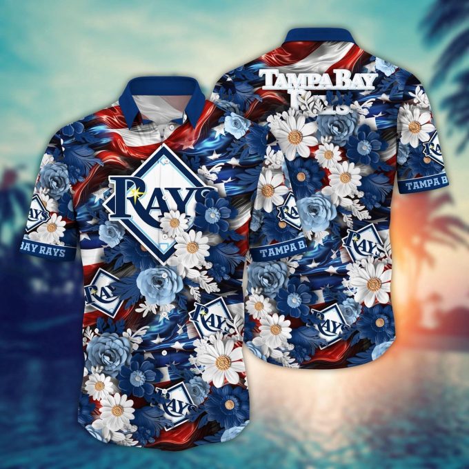 MLB Tampa Bay Rays Hawaii Shirt: Celebrate Independence Day in Style!