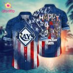 MLB Tampa Bay Rays Independence Day Hawaiian Shirt – Trendy Top for Cool Fans