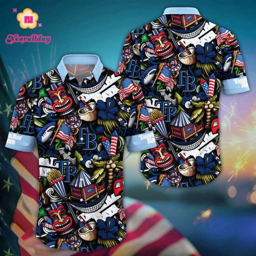 MLB Tampa Bay Rays Hawaii Shirt: Vibrant Aloha Design for Cool Fans