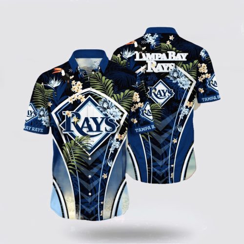 MLB Tampa Bay Rays Hawaiian Shirt – Chic Coastal Vibes for Stylish Summer Fans