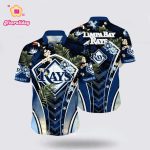 MLB Tampa Bay Rays Hawaiian Shirt – Chic Coastal Vibes for Stylish Summer Fans