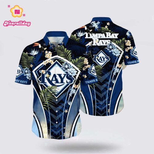 MLB Tampa Bay Rays Hawaiian Shirt – Chic Coastal Vibes for Stylish Summer Fans
