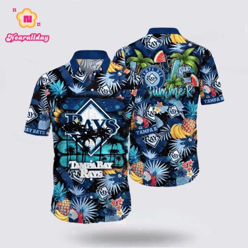 MLB Tampa Bay Rays Hawaiian Shirt: Embrace the Aloha Spirit with Coastal Collection