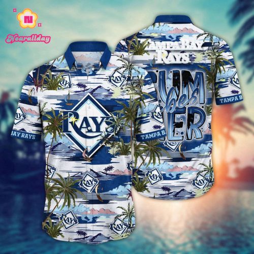 MLB Tampa Bay Rays Hawaiian Shirt: Flower Grand Slam for Fans