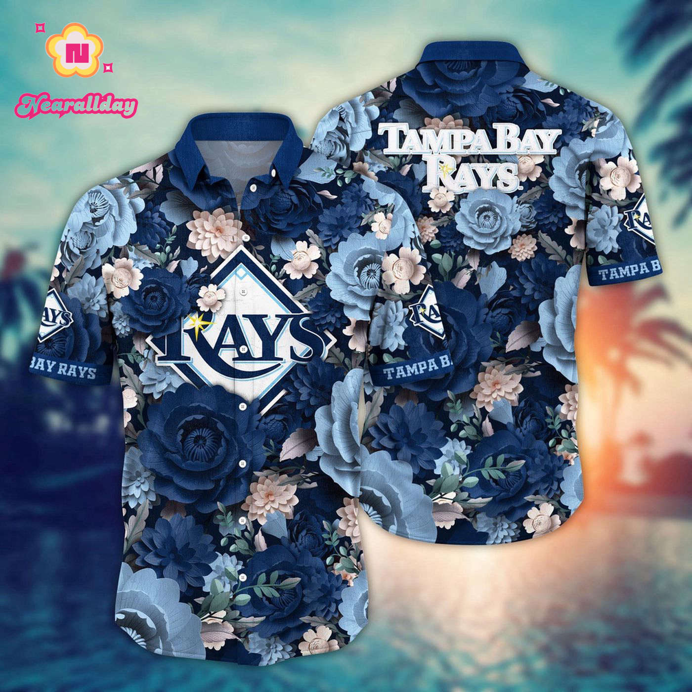 MLB Tampa Bay Rays Hawaiian Shirt: Home Run Style for Sport Fans MLB Tampa Bay Rays Hawaiian Shirt: Home Run Style for Sport Fans