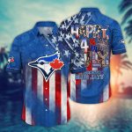 MLB Toronto Blue Jays Independence Day Hawaiian Shirt: Trendy Top for Cool Fans