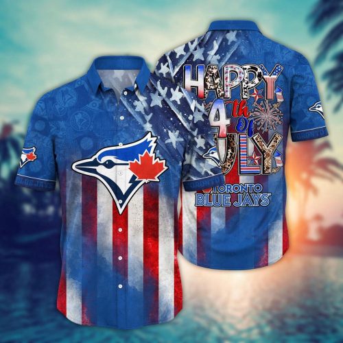 MLB Toronto Blue Jays Independence Day Hawaiian Shirt: Trendy Top for Cool Fans