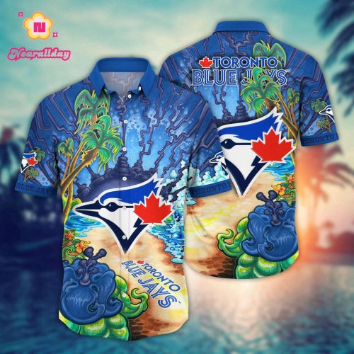 MLB Toronto Blue Jays Hawaiian Shirt: Diamond Dreamscape for Sports Fans