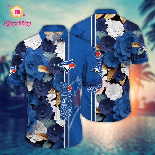 MLB Toronto Blue Jays Hawaiian Shirt - Floral Fashion for Sport Fans