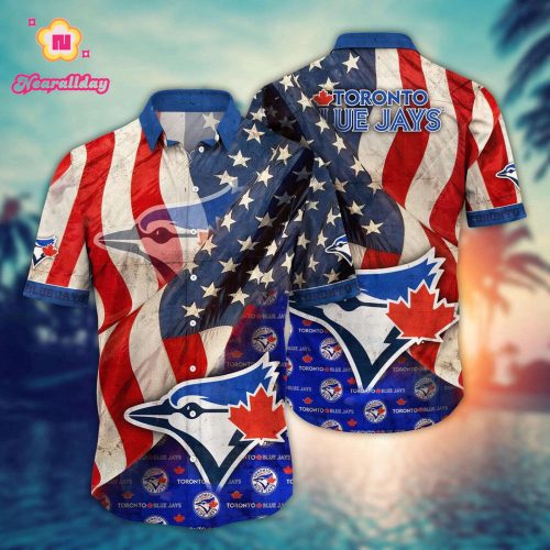 MLB Toronto Blue Jays Hawaiian Shirt: Floral Swing for Stylish Fans