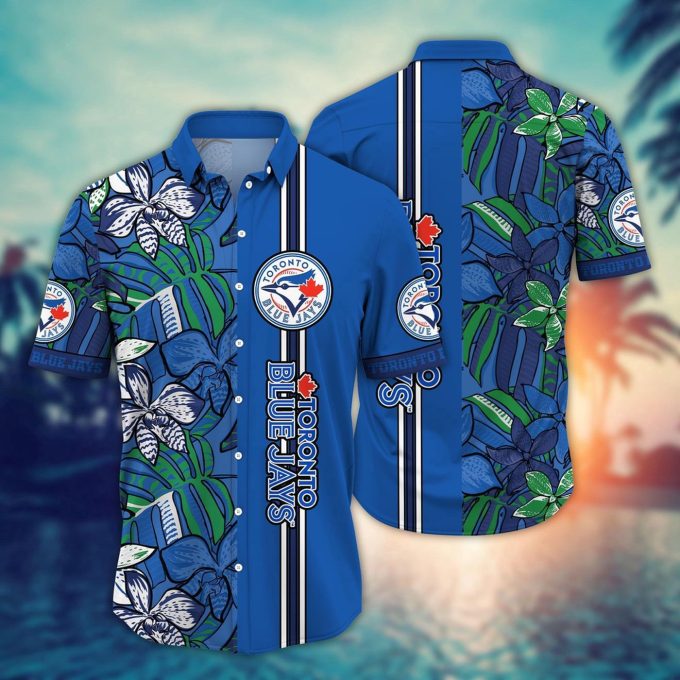 MLB Toronto Blue Jays Hawaiian Shirt – Summer Swirl Fan Gift