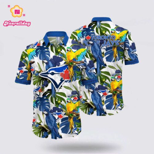 MLB Toronto Blue Jays Hawaiian Shirt: Surf in Style with Beach Outfits for Fans