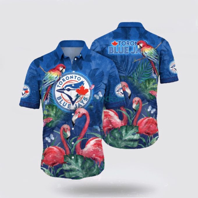MLB Toronto Blue Jays Hawaiian Shirt: Summer Energy with Tropical Fashion for Fans