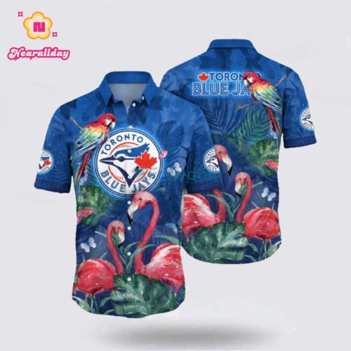 MLB Toronto Blue Jays Hawaiian Shirt: Summer Energy with Tropical Fashion for Fans