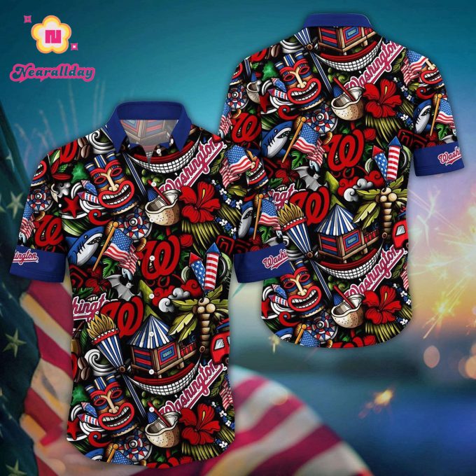 MLB Washington Nationals Hawaii Shirt – Vibrant Aloha for Cool Fans