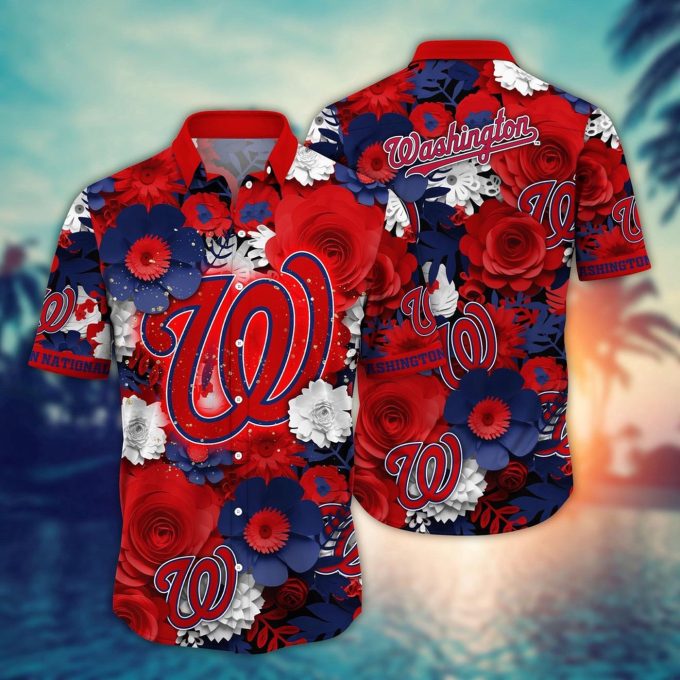 MLB Washington Nationals Hawaiian Shirt: Diamond Dreams for the Ultimate Sport Fan
