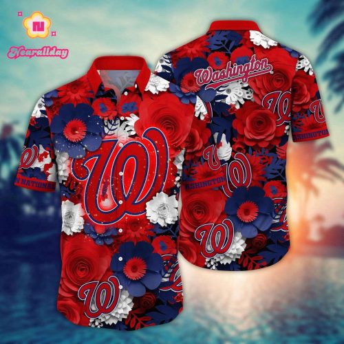 MLB Washington Nationals Hawaiian Shirt: Diamond Dreams for the Ultimate Sport Fan