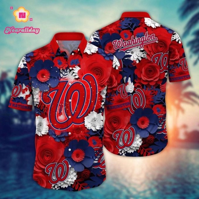 MLB Washington Nationals Hawaiian Shirt: Diamond Dreams for the Ultimate Sport Fan