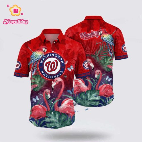 MLB Washington Nationals Hawaiian Shirt: Embrace Summer Style for Fans