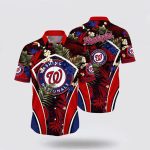 MLB Washington Nationals Hawaiian Shirt: Dive into Ocean Vibes with Unique Tropical Fashion