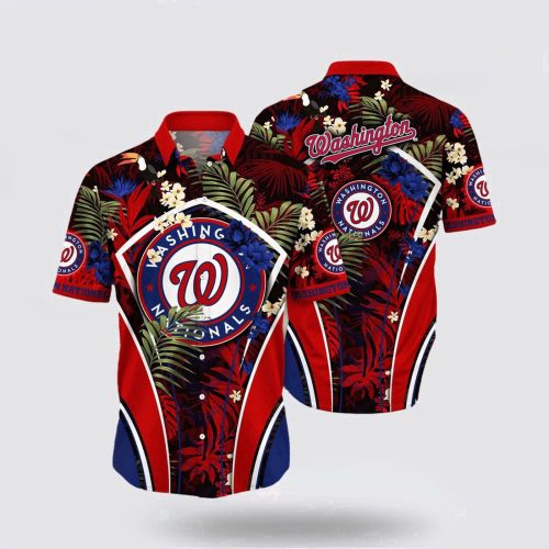 MLB Washington Nationals Hawaiian Shirt: Dive into Ocean Vibes with Unique Tropical Fashion