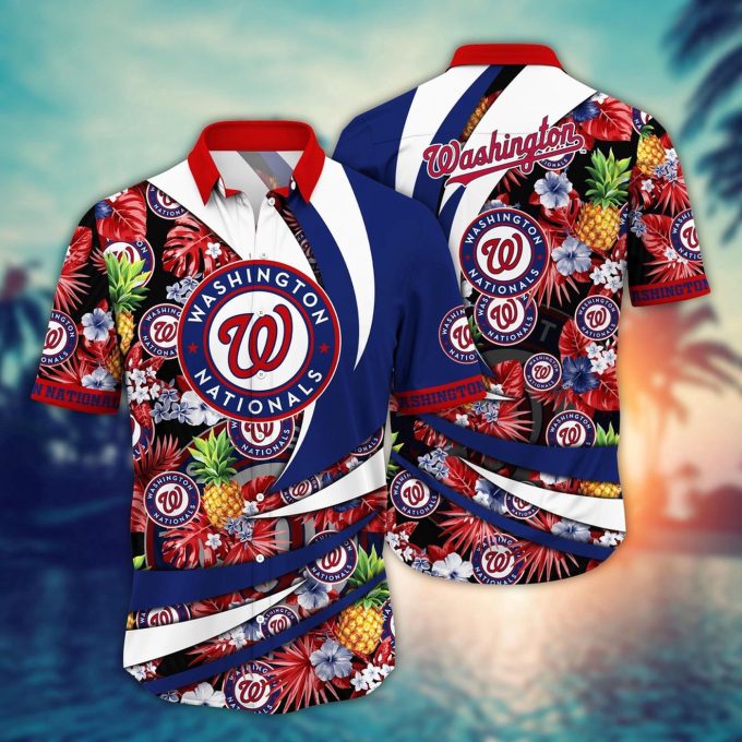 MLB Washington Nationals Hawaiian Shirt: Bloom in Glory for Fans
