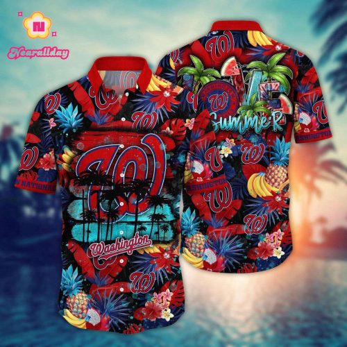 MLB Washington Nationals Hawaiian Shirt - Perfect Style for Sports Fans