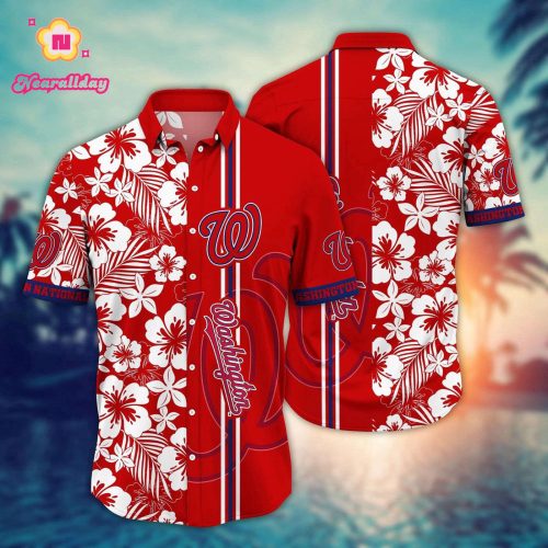 MLB Washington Nationals Hawaiian Shirt: Summer Style for Sports Fans