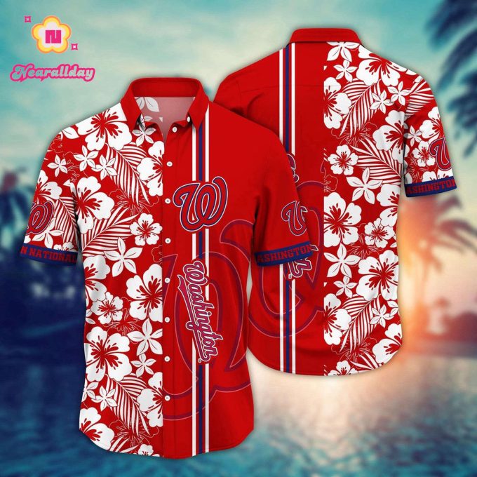 MLB Washington Nationals Hawaiian Shirt: Summer Style for Sports Fans