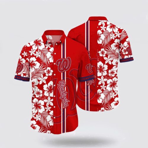MLB Washington Nationals Hawaiian Shirt: Turn Heads on the Beach with Fan Fashion