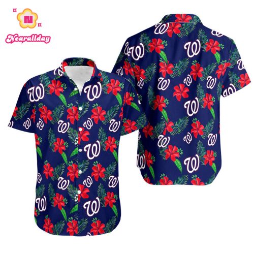 MLB Washington Nationals Hawaiian Shirt V7 – Men & Women Aloha Shirt