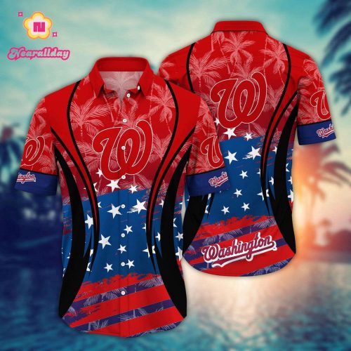 MLB Washington Nationals Hawaiian Shirt: Vibrant Aloha for Stylish Fans