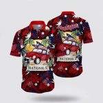 MLB Washington Nationals Hawaiian Shirt: Embrace Summer in Tropical Style!
