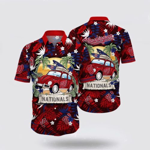 MLB Washington Nationals Hawaiian Shirt: Embrace Summer in Tropical Style!