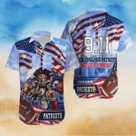 New England Patriots 911 Never Forget Custom Hawaiian Shirt