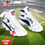 New England Patriots Air Jordan 13 Sneaker Custom For Fans Gift