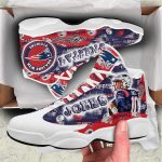 New England Patriots Air Jordan 13 Sneaker Custom For Fans Gift