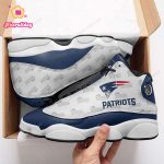 New England Patriots Air Jordan 13 Sneaker Custom For Fans Gift