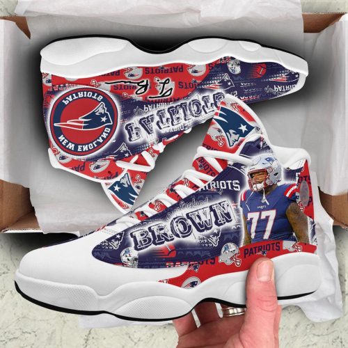 New England Patriots Air Jordan 13 Sneaker Custom For Fans Gift