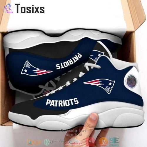 New England Patriots Air Jordan 13 Sneaker Custom For Fans Gift
