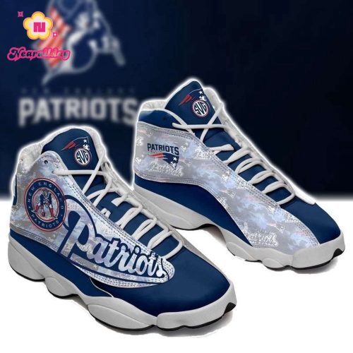 New England Patriots Air Jordan 13 Sneaker Custom For Fans Gift