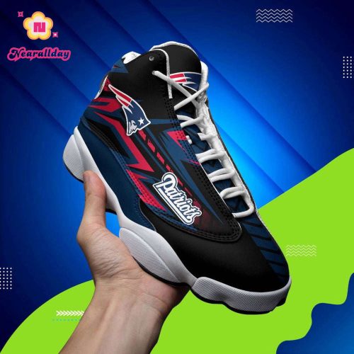 New England Patriots Air Jordan 13 Sneaker Custom For Fans Gift