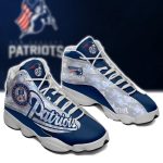 New England Patriots Air Jordan 13 Sneaker Custom For Fans Gift