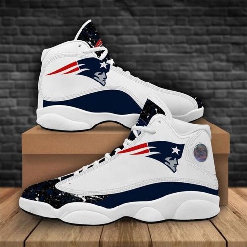 New England Patriots Air Jordan 13 Sneaker Custom For Fans Gift