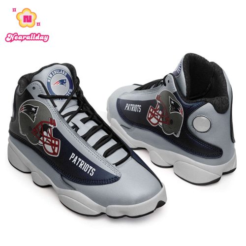 New England Patriots All Over Air Jordan 13 Sneaker Shoes