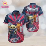 New England Patriots Baby Yoda Hawaiian Shirt
