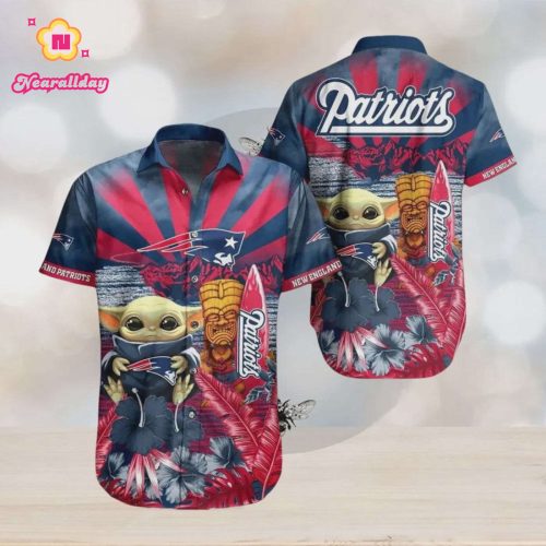 New England Patriots Baby Yoda Hawaiian Shirt
