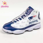 New England Patriots Casual 3D Air Jordan 13 Sneaker Shoes