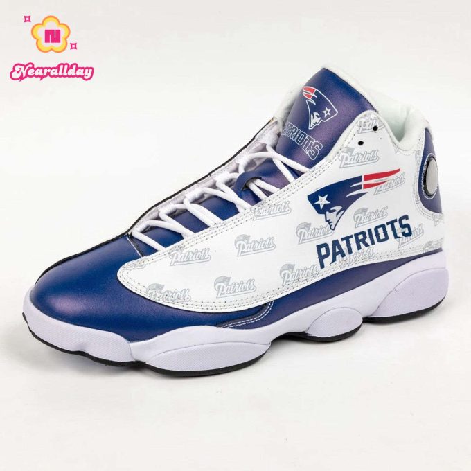 New England Patriots Casual 3D Air Jordan 13 Sneaker Shoes