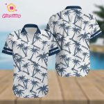 New England Patriots Coconut Trees Hawaiian Shirt V1